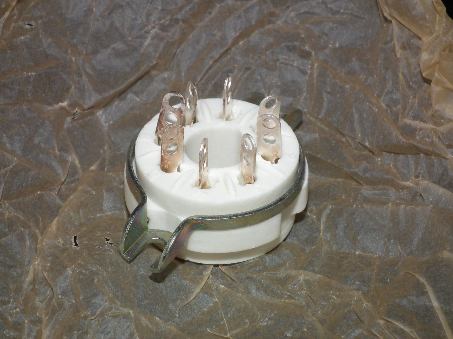One NOS Octal Ceramic Socket Hi Quality for EL34 GZ34 6SN7 (1 pcs)