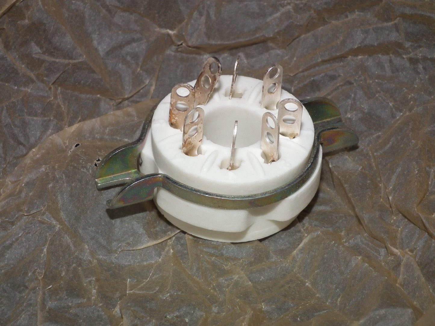 One NOS Octal Ceramic Socket Hi Quality for EL34 GZ34 6SN7 (1 pcs)
