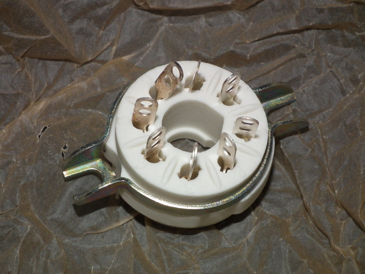One NOS Octal Ceramic Socket Hi Quality for EL34 GZ34 6SN7 (1 pcs)