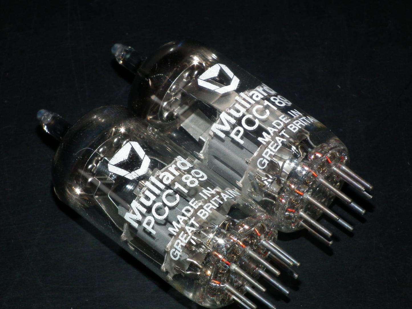 Platinum matched pair PCC189 7ES8 Mullard very quiet ECC88 6DJ8 6922 sub
