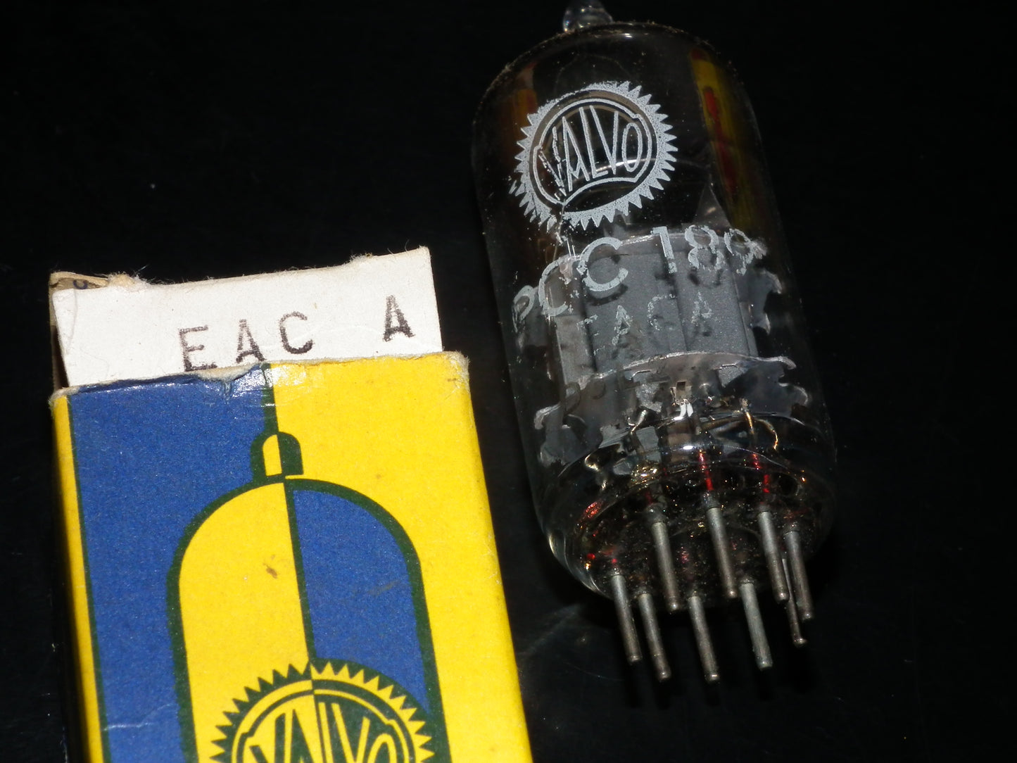 PCC189 7ES8 Valvo NOS NIB Audio Compressor
