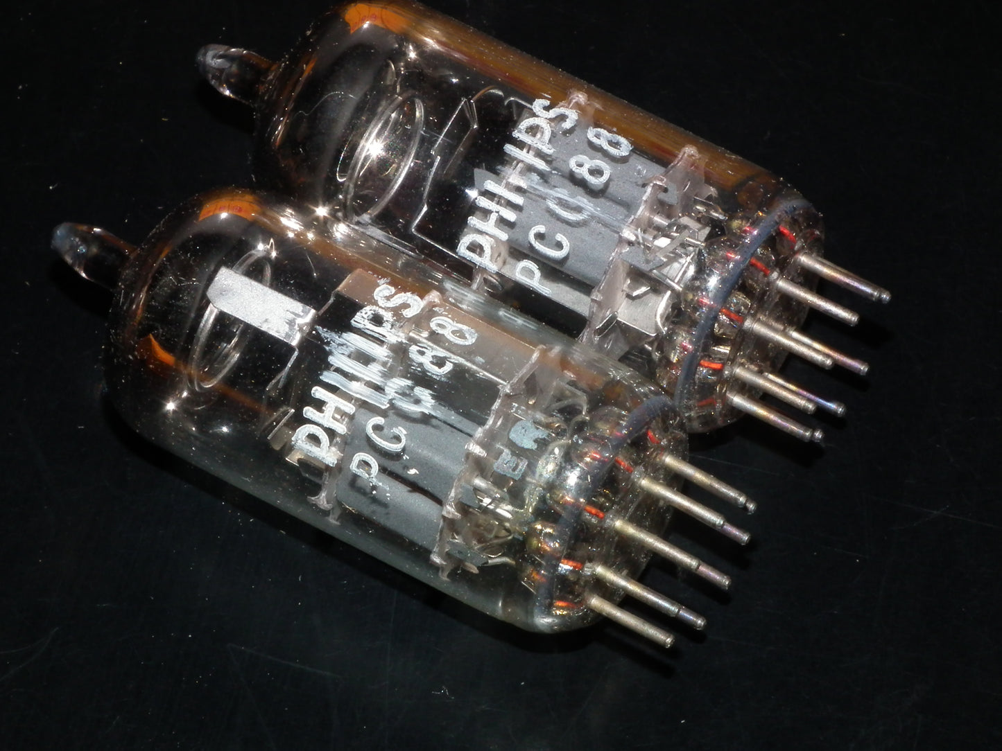 PCC88 Philips 7DJ8 Platinum Matched Pair NOS NIB RARE Made in 60s ECC88 Sub EI