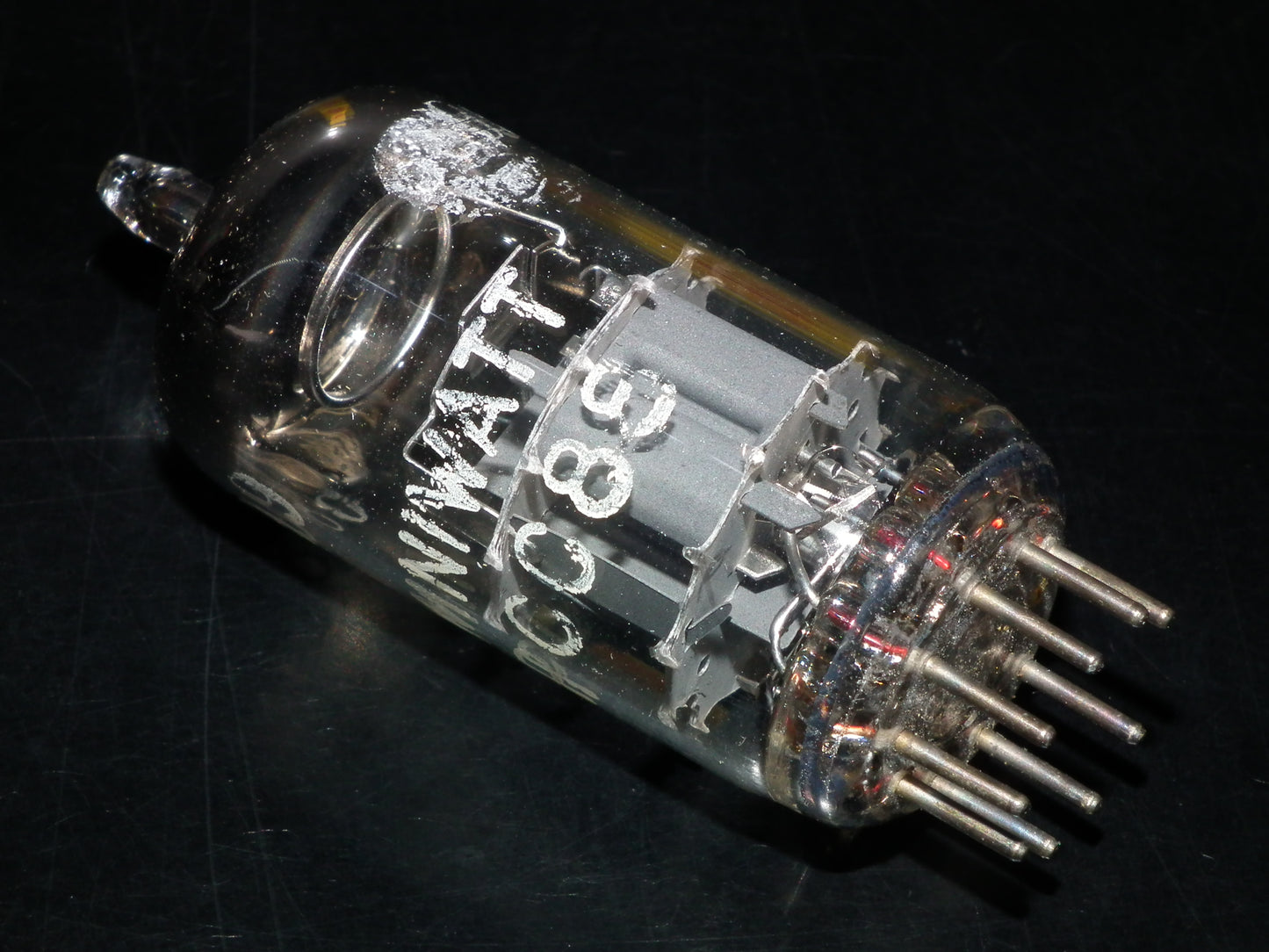PCC88 Philips 7DJ8 NOS NIB Dual Stage Getter Gray Shield Heerlen