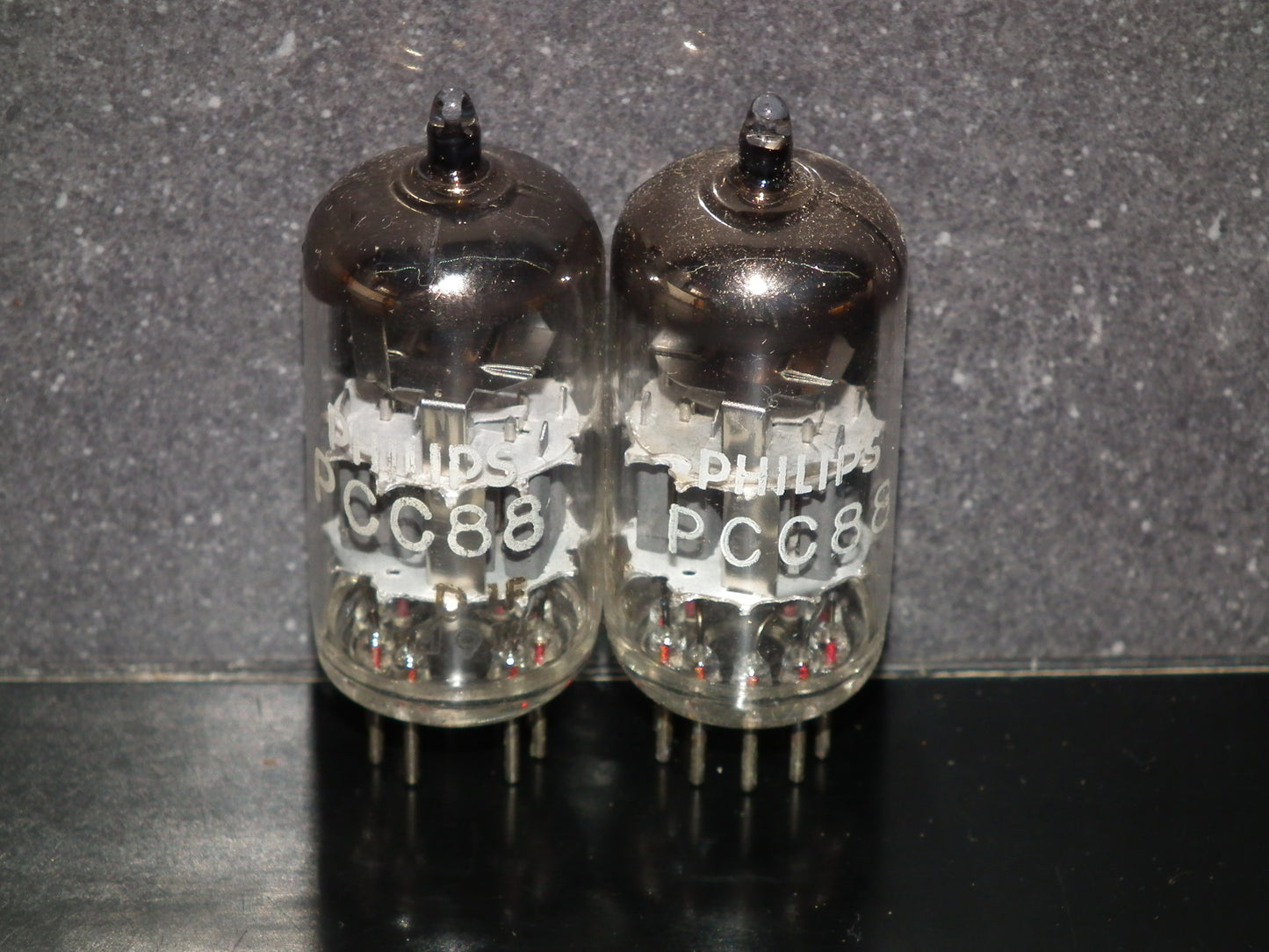 PCC88 Philips 7DJ8 Platinum Matched Pair NOS NIB RARE Made in 60s Heerlen