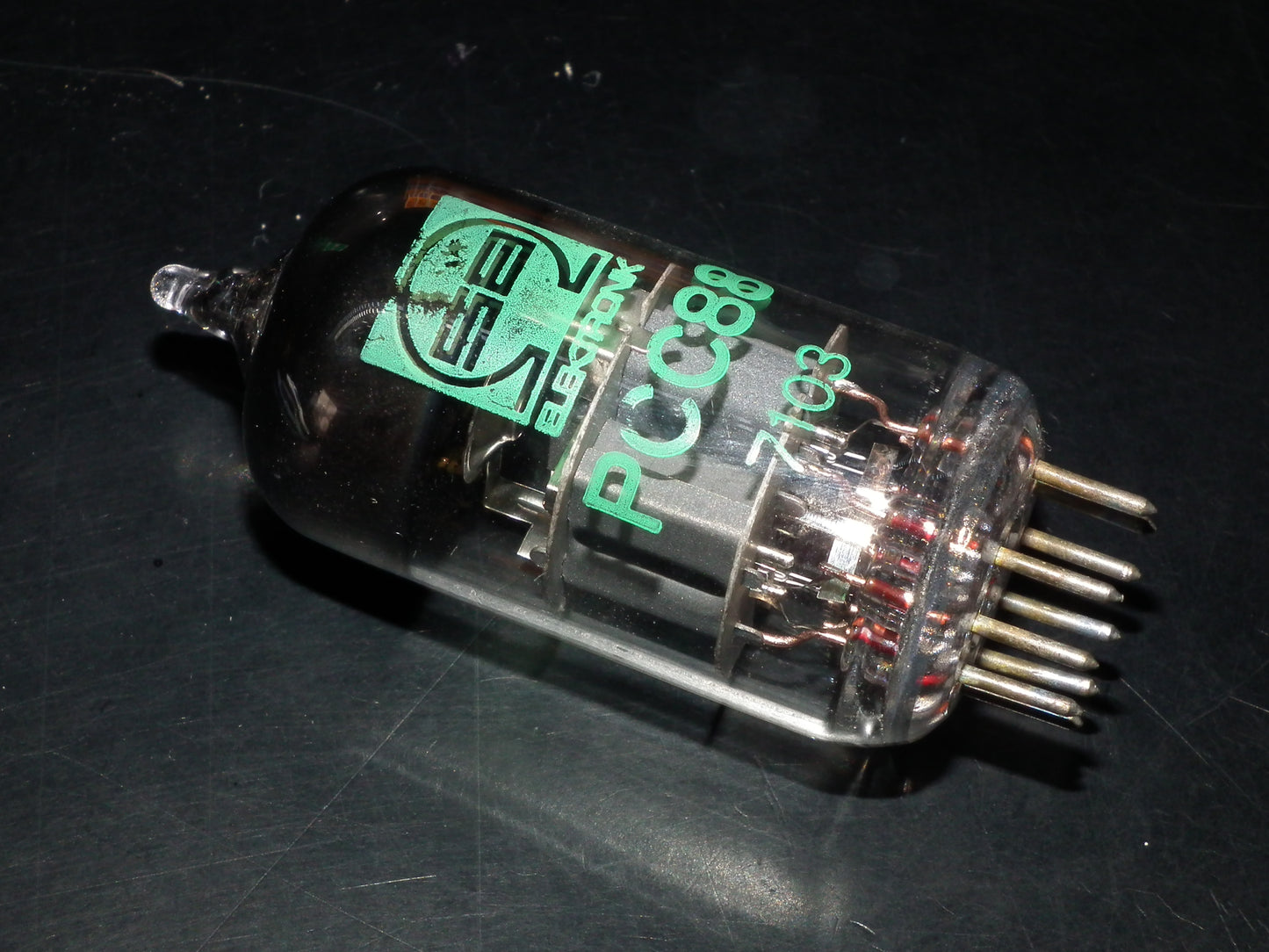 ECC88 PCC88 6DJ8 SB Elektronik Germany NOS NIB Green Logo USSR Made