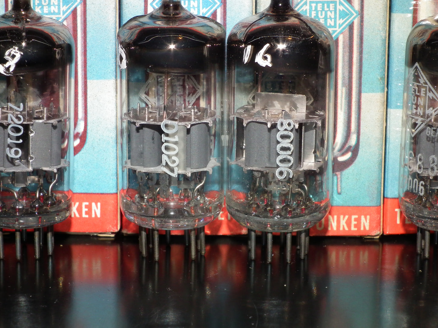 Platinum Matched Pair PCC88 Telefunken 7DJ8 Siemens Munich