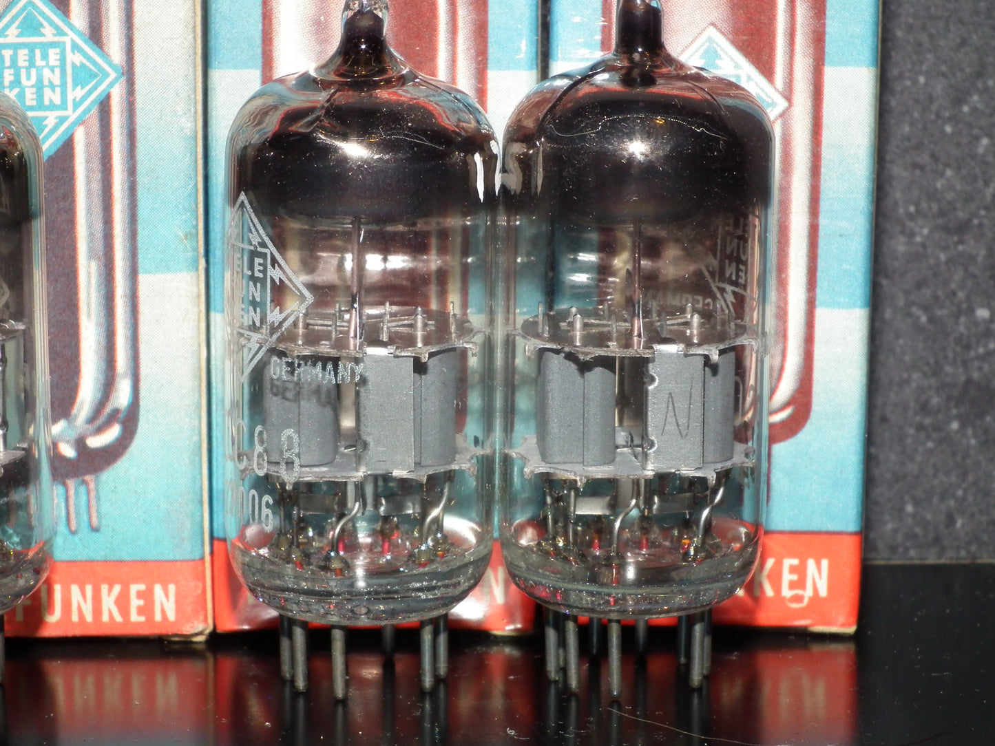 Platinum Matched Pair PCC88 Telefunken 7DJ8 Siemens Munich
