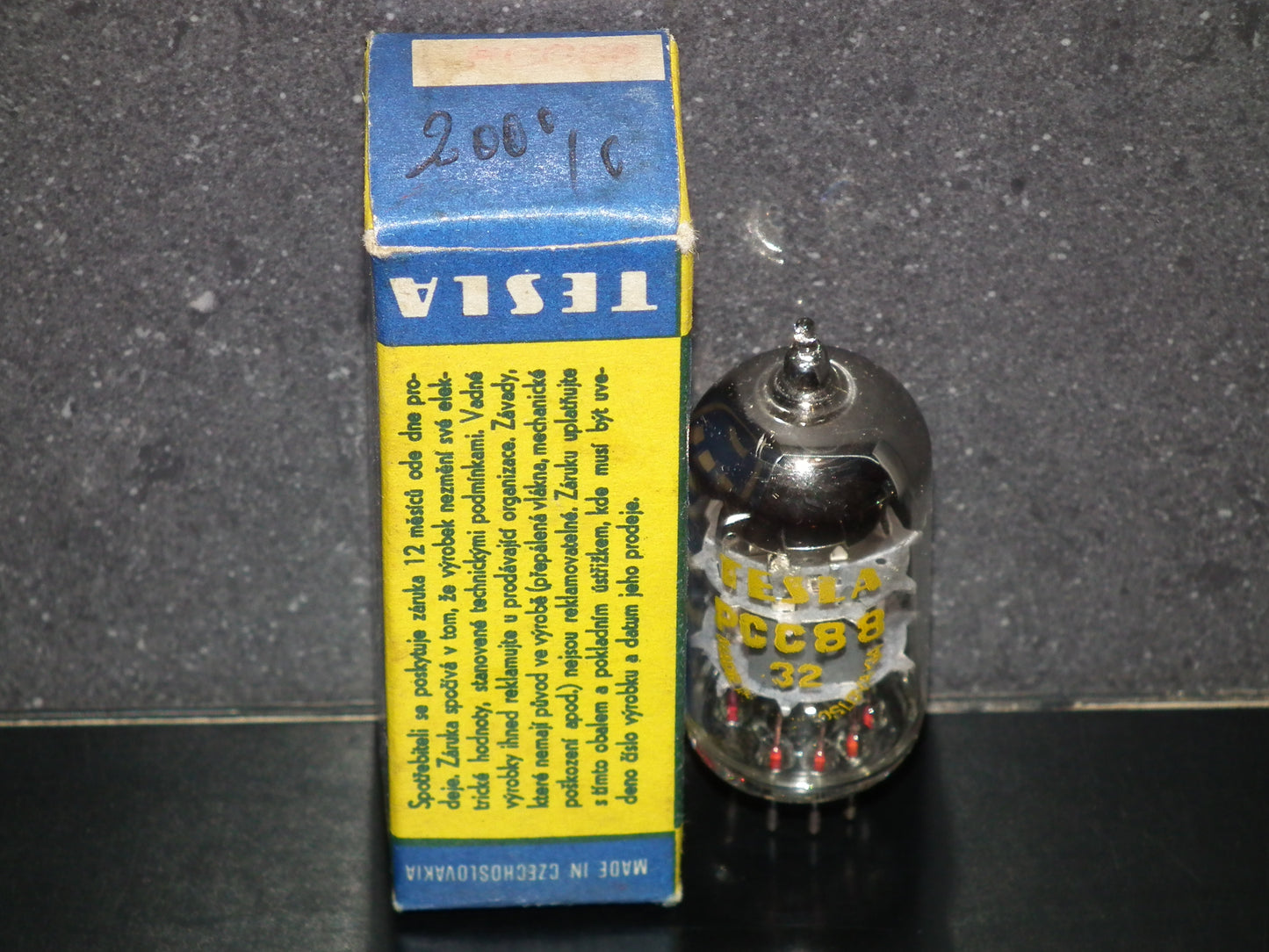 PCC88 7DJ8 TESLA CZ NOS balanced sections ECC88 6DJ8 E88CC 6922 sub