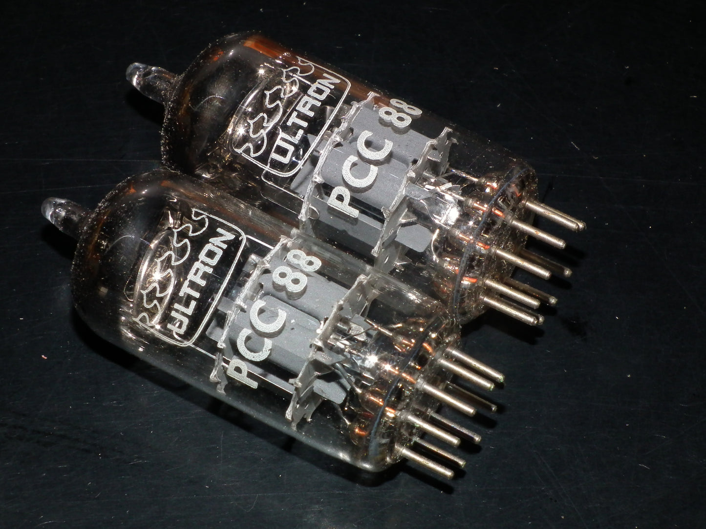 PCC88 ULTRON 7DJ8 Platinum Matched Pair NOS NIB RARE Made in 60s ECC88 Sub