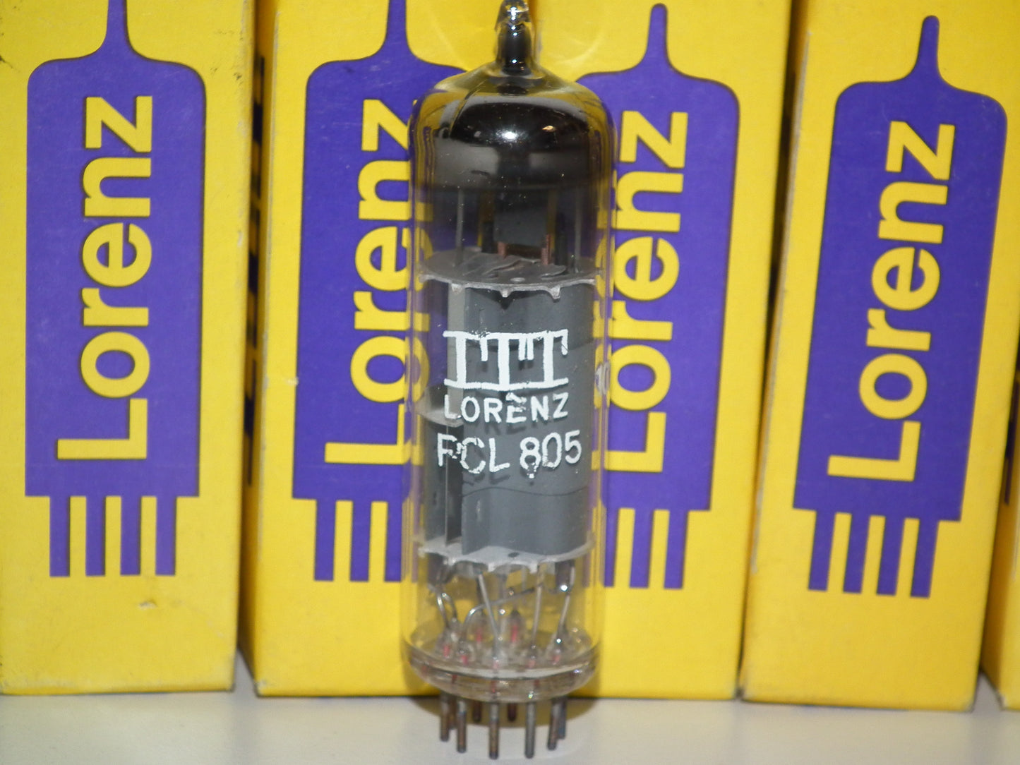 Platinum Matched Pair (2 tubes) PCL805 ITT Lorenz West Germany