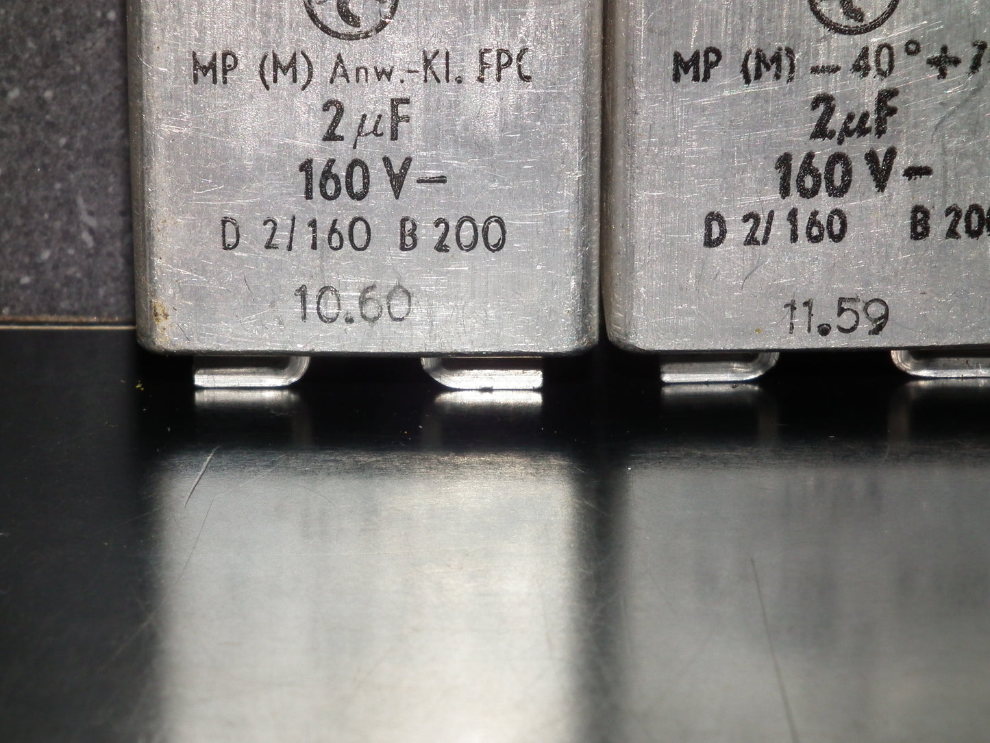 Hydra AEG Berlin PIO capacitors 2uF 160V Audio coupling two pcs (2)