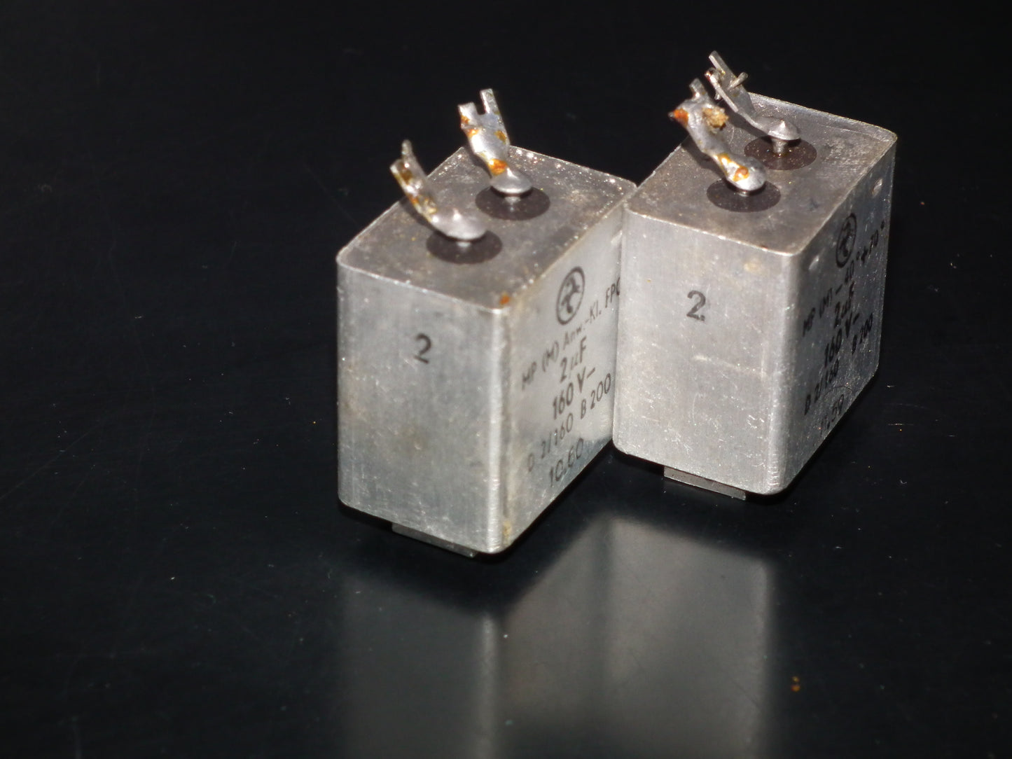 Hydra AEG Berlin PIO capacitors 2uF 160V Audio coupling two pcs (2)