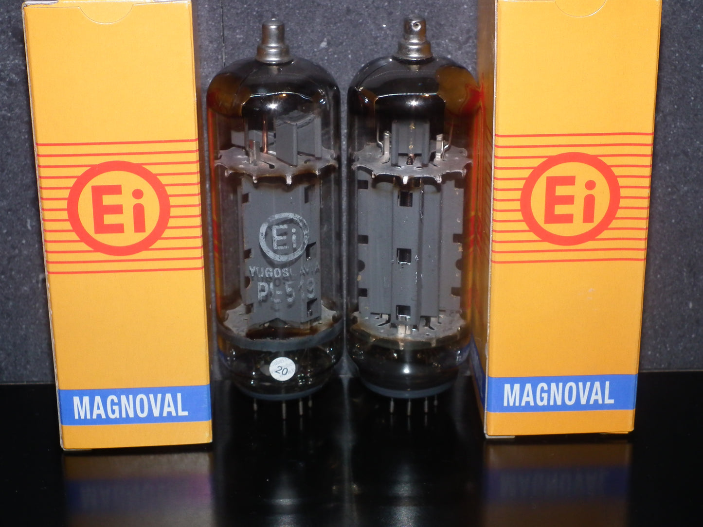 PL519 EI 40KG6 PLATINUM Matched PAIR EAR Used Tested 200mA