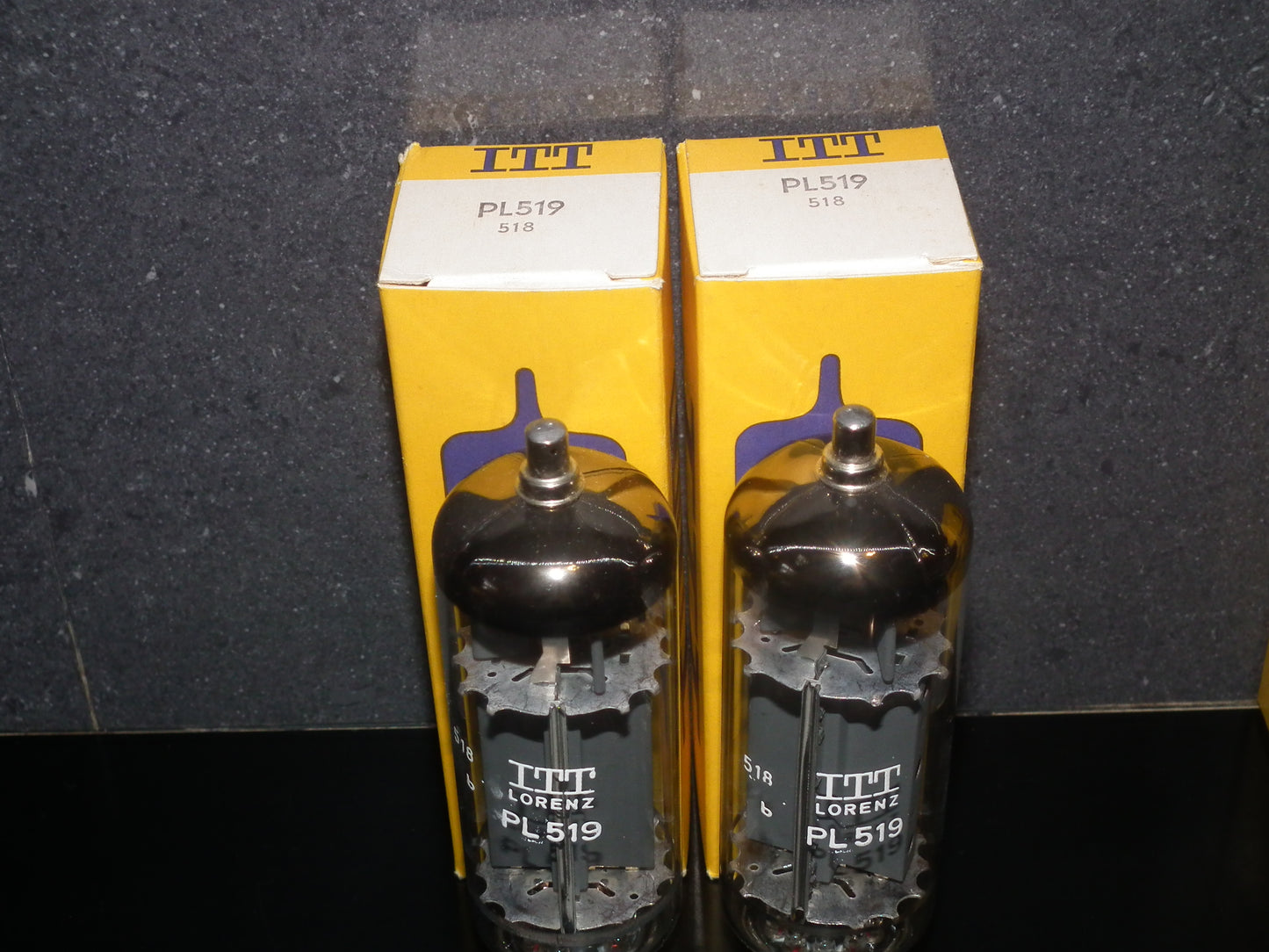 PL519 ITT Lorenz 40KG6 PLATINUM Matched PAIR Mullard Blackburn EAR Tested