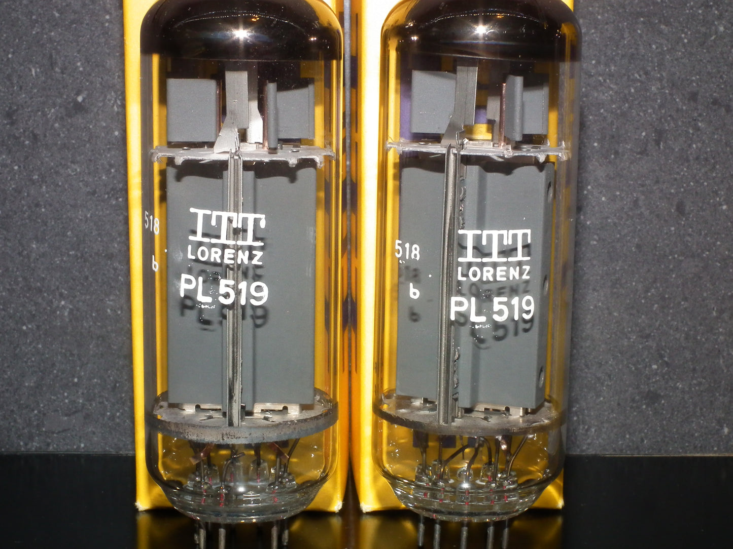 PL519 ITT Lorenz 40KG6 PLATINUM Matched PAIR Mullard Blackburn EAR Tested