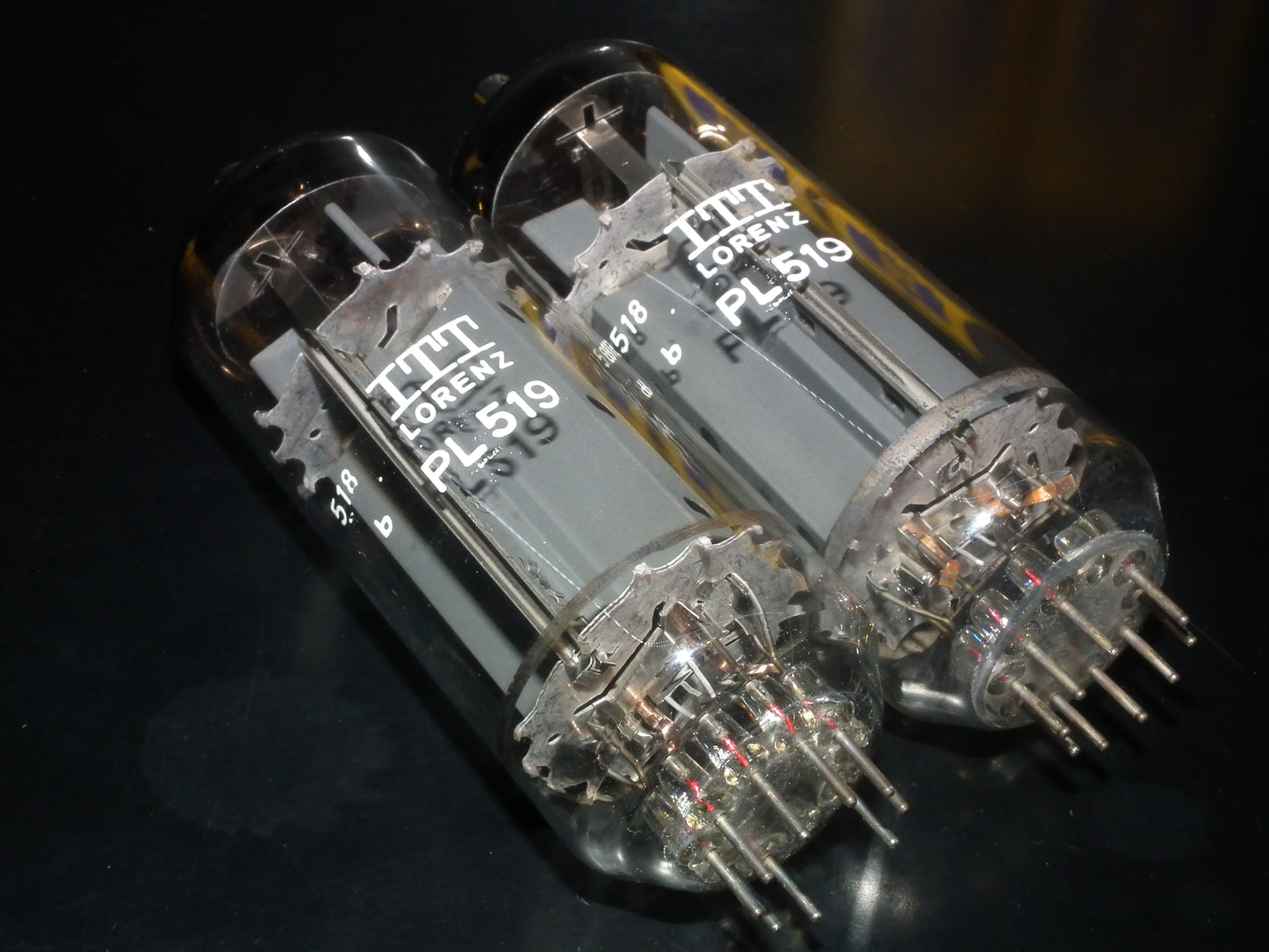 PL519 ITT Lorenz 40KG6 PLATINUM Matched PAIR Mullard Blackburn EAR Tested