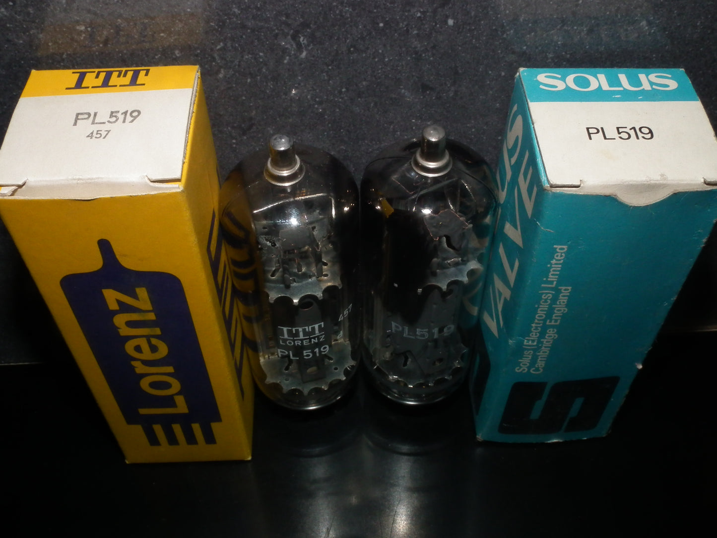 PL519 Mullard 40KG6 Matched PAIR Blackburn Solus ITT Lorenz