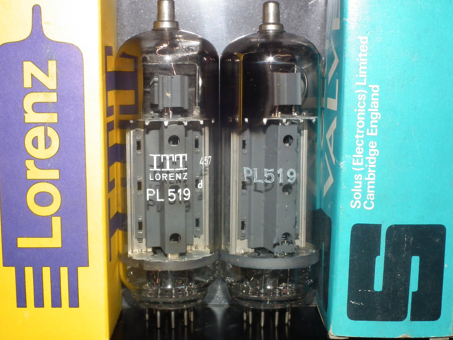 PL519 Mullard 40KG6 Matched PAIR Blackburn Solus ITT Lorenz