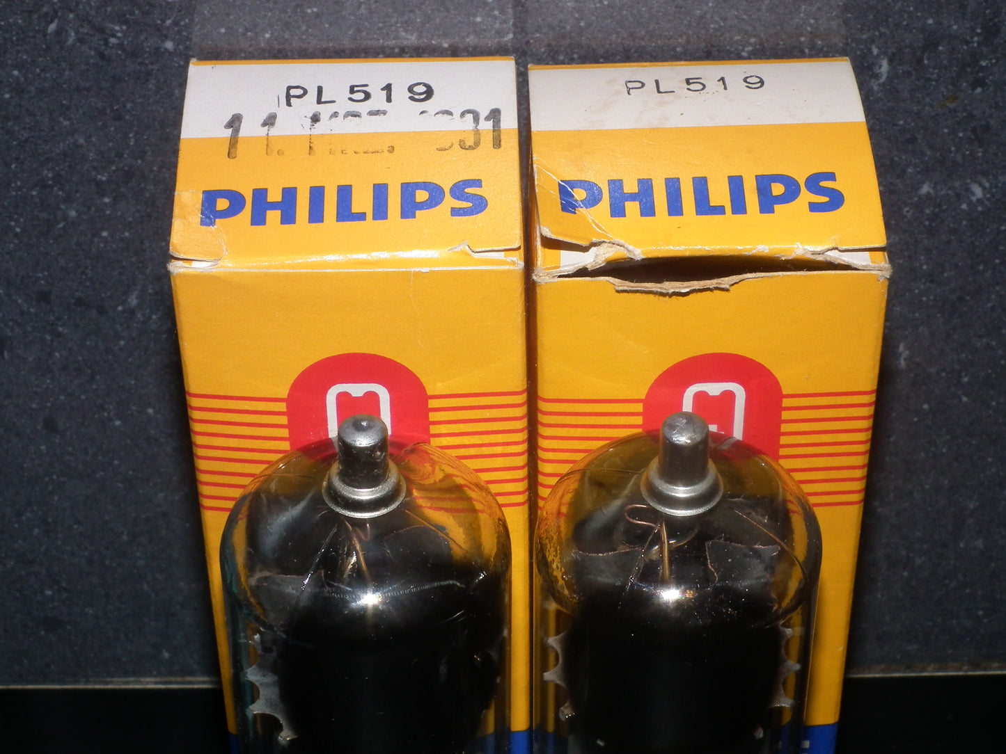 PL519 Mullard Philips 40KG6 PLATINUM Matched PAIR Blackburn 1970 EAR Tested