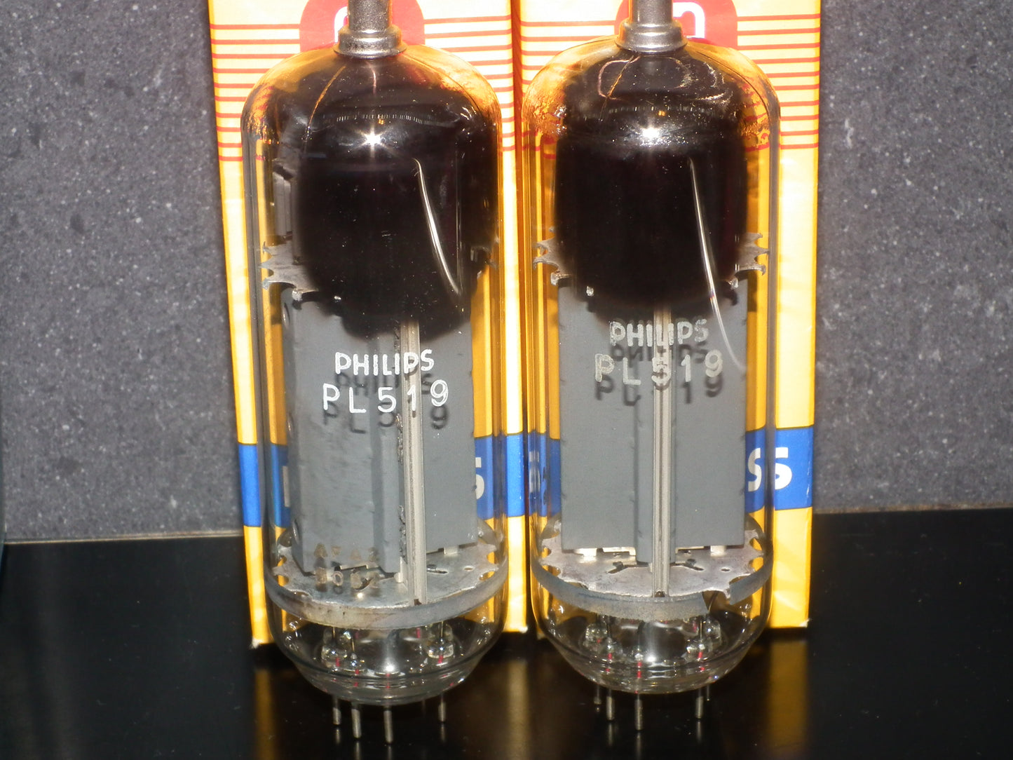 PL519 Mullard Philips 40KG6 PLATINUM Matched PAIR Blackburn 1970 EAR Tested