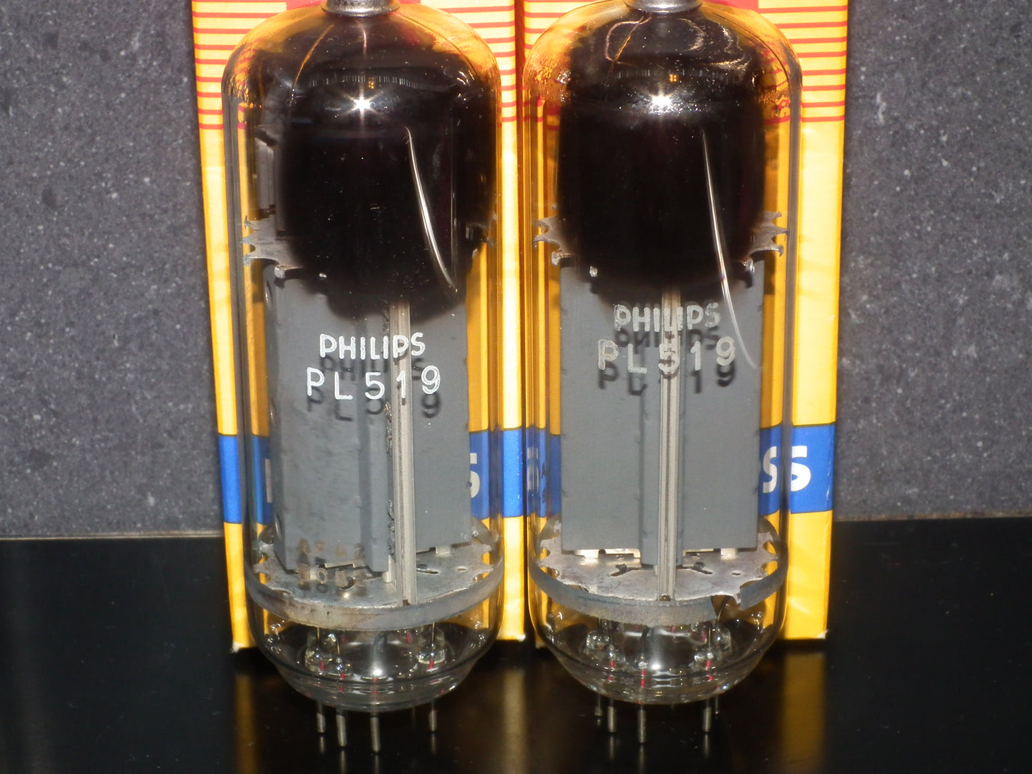 PL519 Mullard Philips 40KG6 PLATINUM Matched PAIR Blackburn 1970 EAR Tested