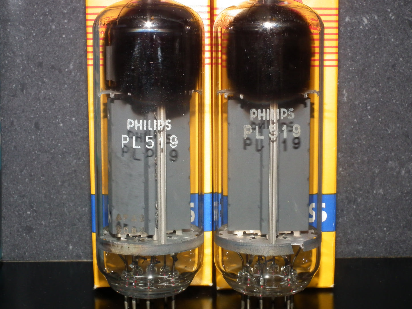 PL519 Mullard Philips 40KG6 PLATINUM Matched PAIR Blackburn 1970 EAR Tested