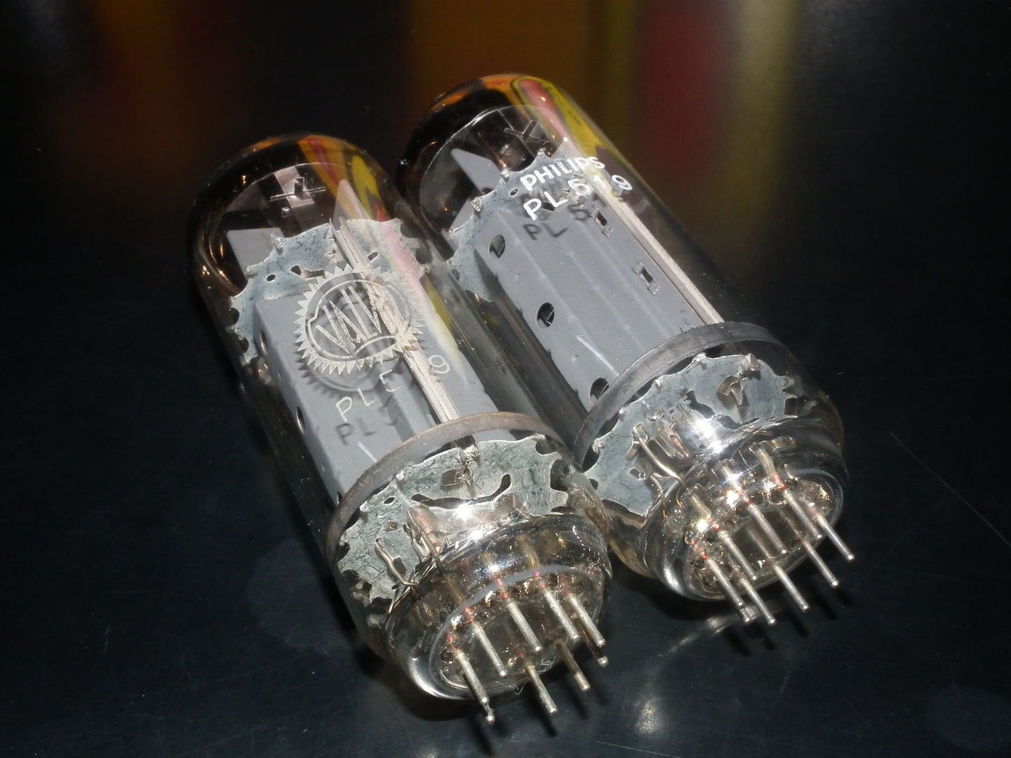 PL519 Philips Heerlen 40KG6 PLATINUM Matched PAIR EAR859 EAR861 Tested 200mA