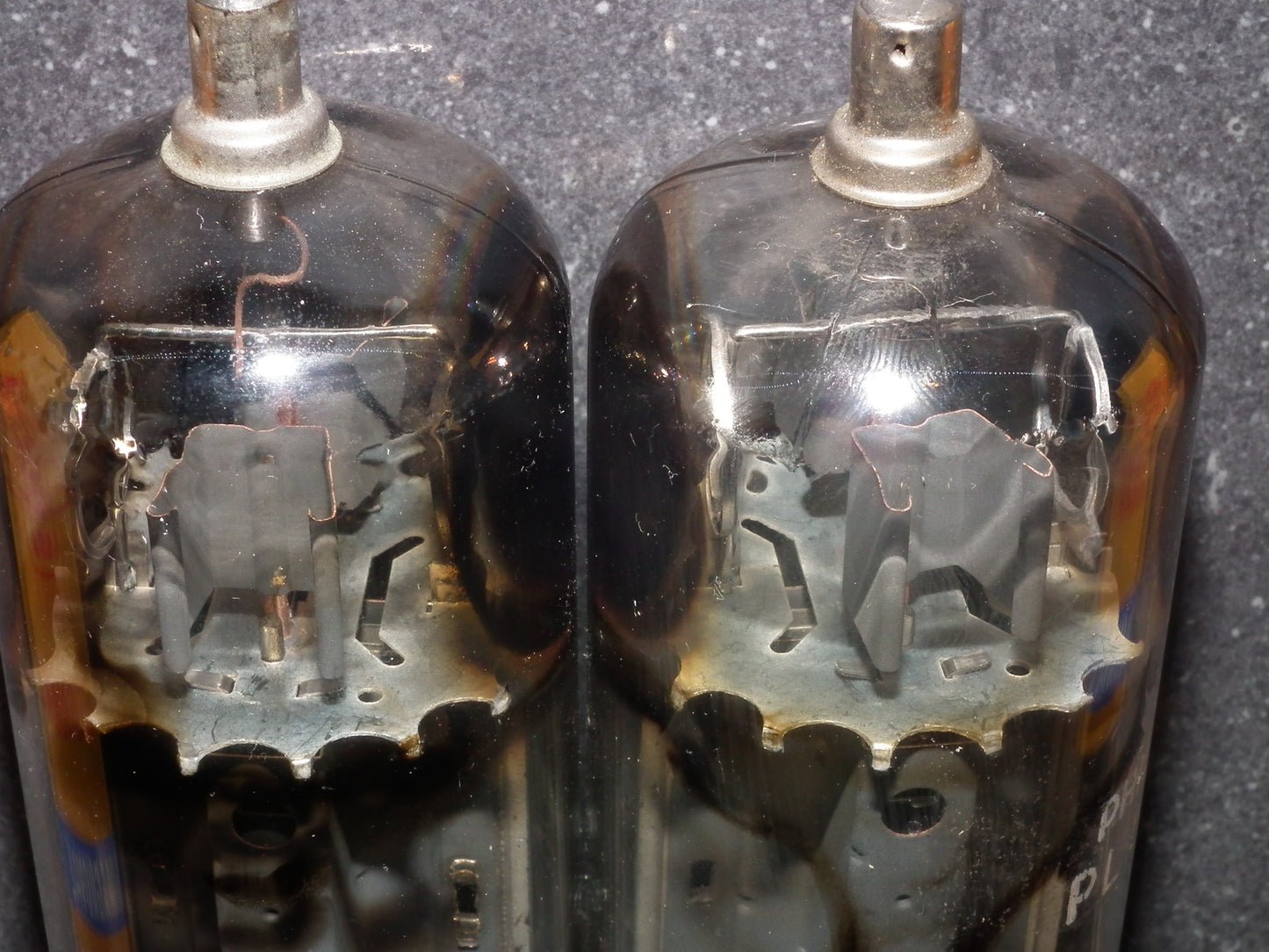 PL519 Mullard Philips 40KG6 PLATINUM Matched PAIR EAR Used Tested