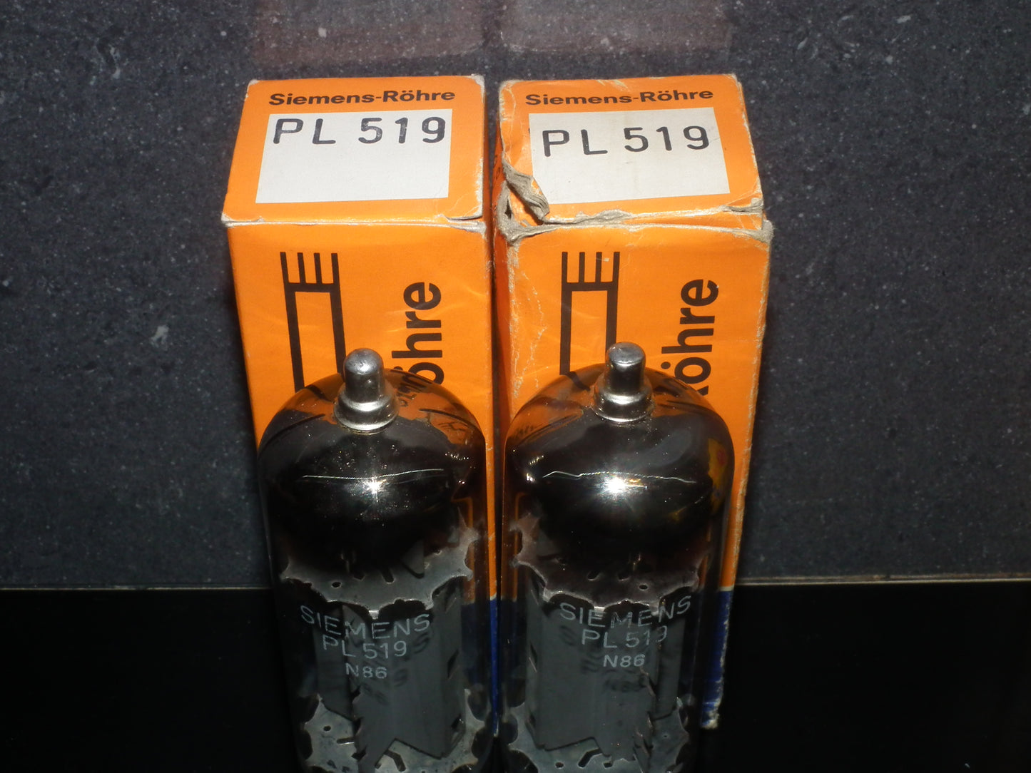 PL519 Siemens West Germany 40KG6 PLATINUM Matched PAIR Dual Mica