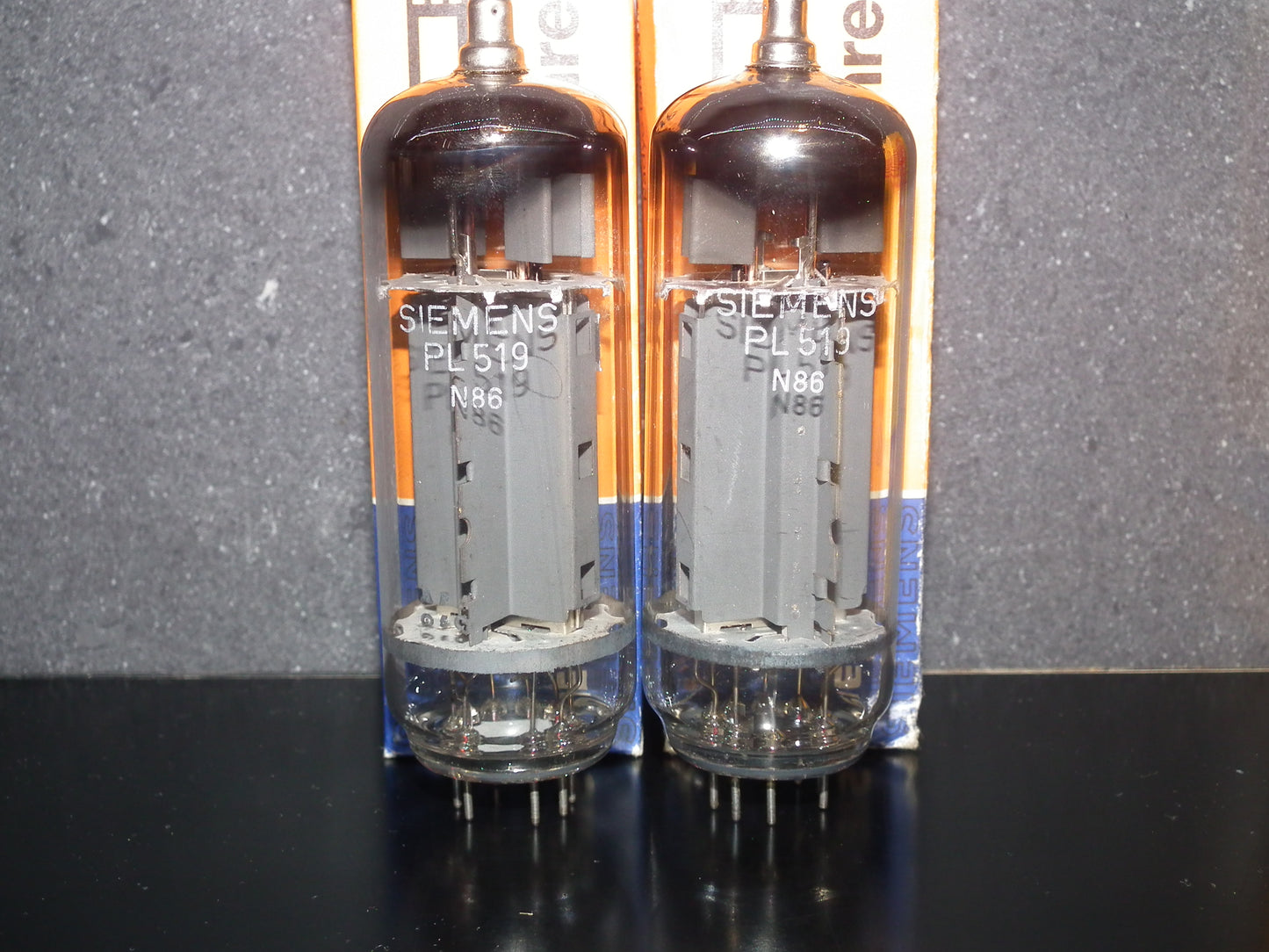 PL519 Siemens West Germany 40KG6 PLATINUM Matched PAIR Dual Mica