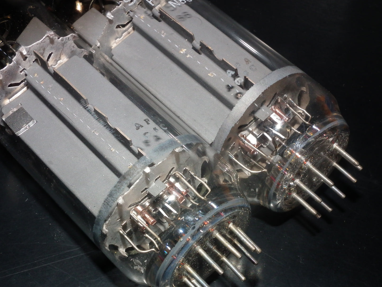 PL519 Siemens West Germany 40KG6 PLATINUM Matched PAIR Dual Mica