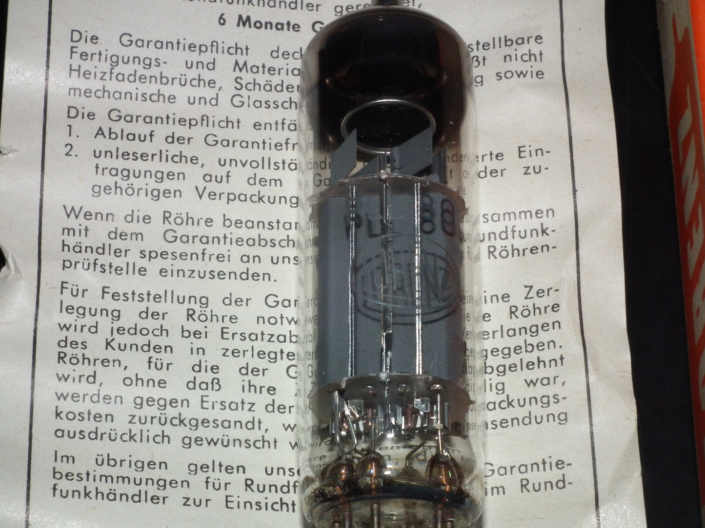 PLL80 ITT Lorenz NOS NIB Tested 100% Balanced Pentodes