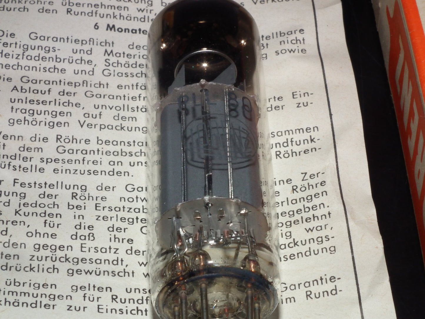 PLL80 ITT Lorenz NOS NIB Tested 100% Balanced Pentodes