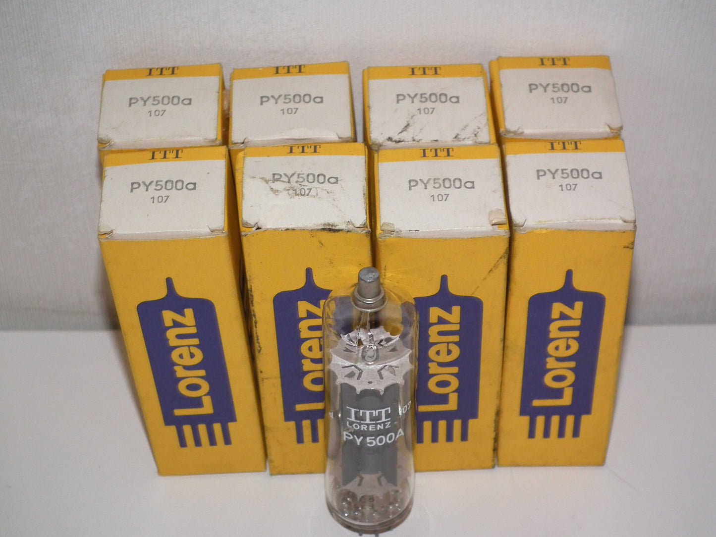 PY500A ITT Lorenz 42EC4 NOS NIB Philips etched code Half wave rectifier