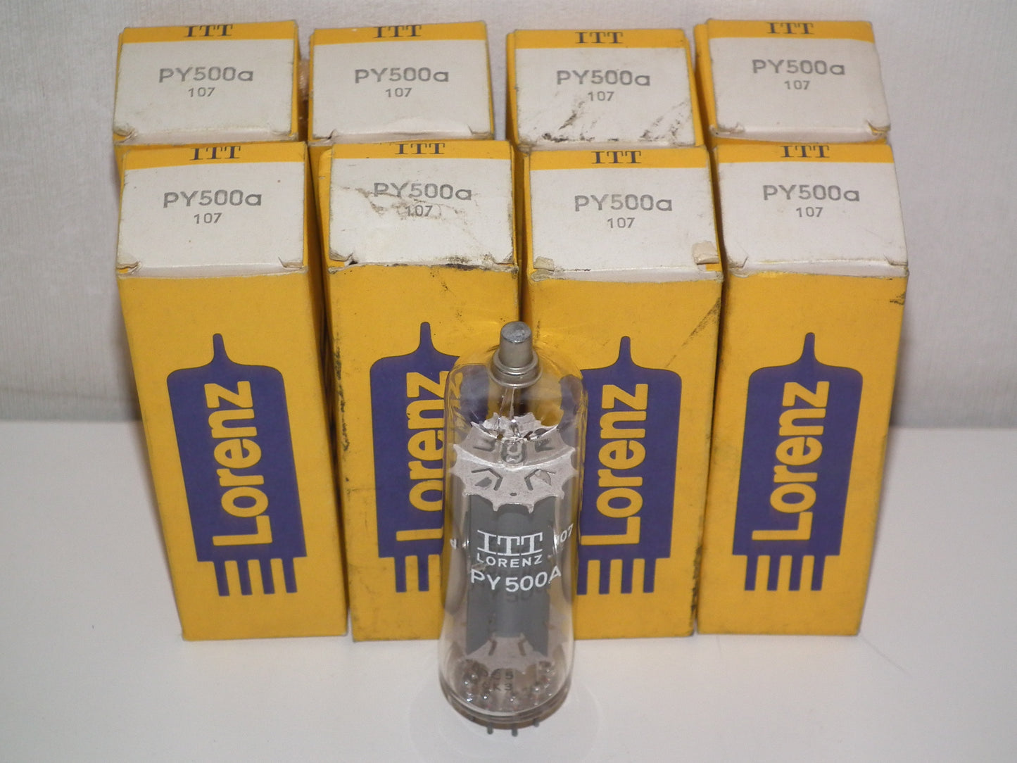 PY500A ITT Lorenz 42EC4 NOS NIB Philips etched code Half wave rectifier