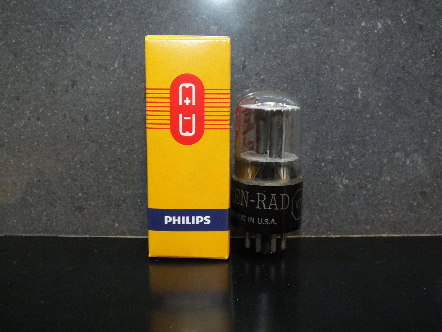 Philips Tube Boxes for Octal Audio tubes GZ34 6SN7GT ECC33 5AR4 (8 pcs)