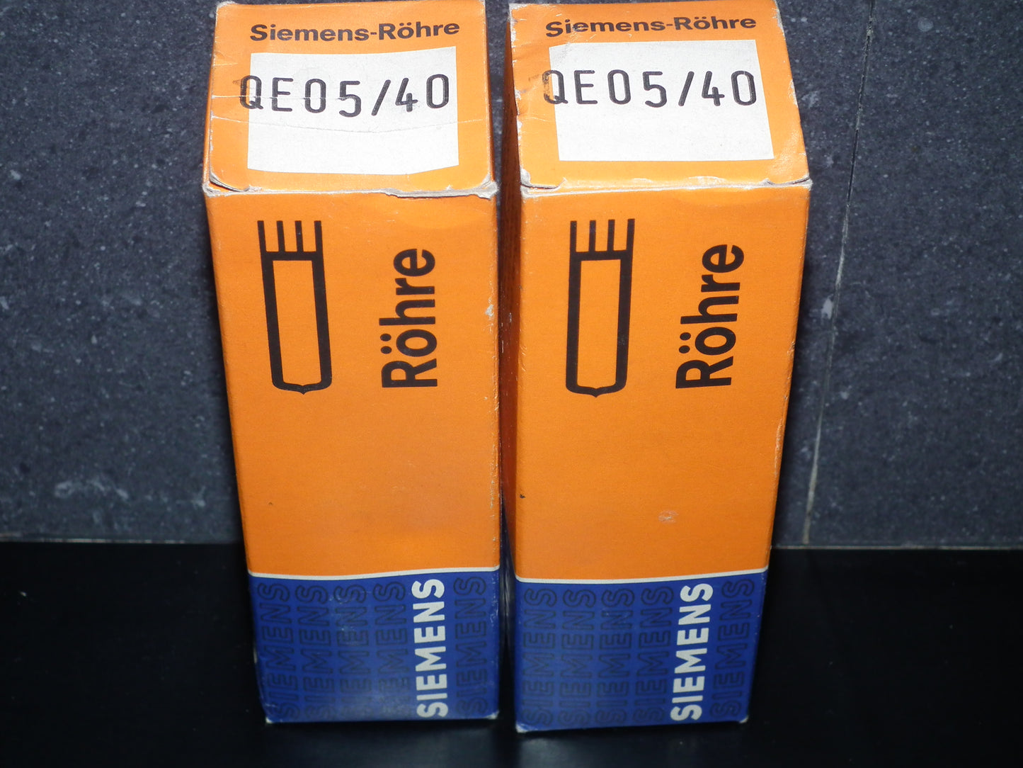 Matched pair (2 pcs) Siemens NOS NIB QE05/40 = 6146B tubes Made in USA