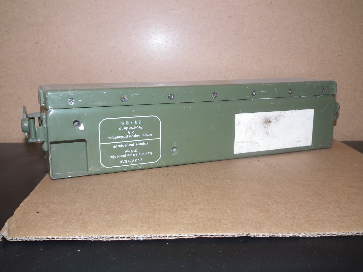 ROCKWELL COLLINS PRC-515 RU-20 Mp-20 Empty Battery Case 612A-1 629-5703-002