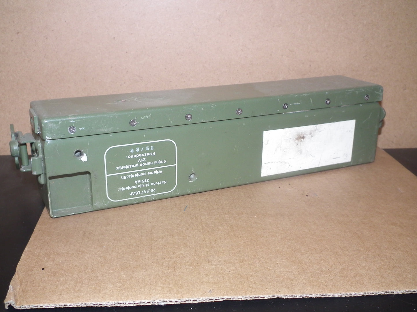 ROCKWELL COLLINS PRC-515 RU-20 Mp-20 Empty Battery Case 612A-1 629-5703-002
