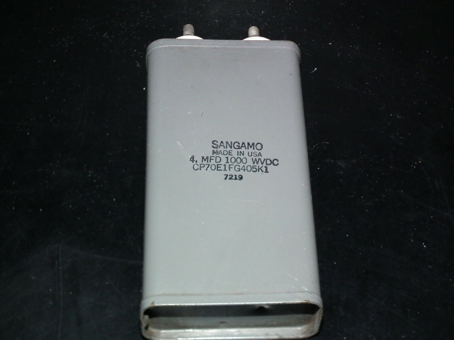 One vintage Sangamo PIO capacitor 4uF 1500V DIY tube audio 4mfd 1.5KV