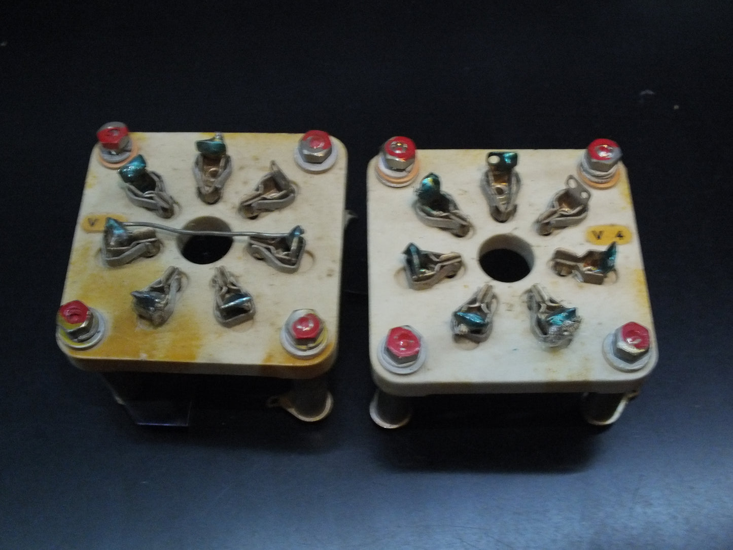 Septar 7 Pins Vacuum Tube Socket Ceramic - QQE06/40 829B