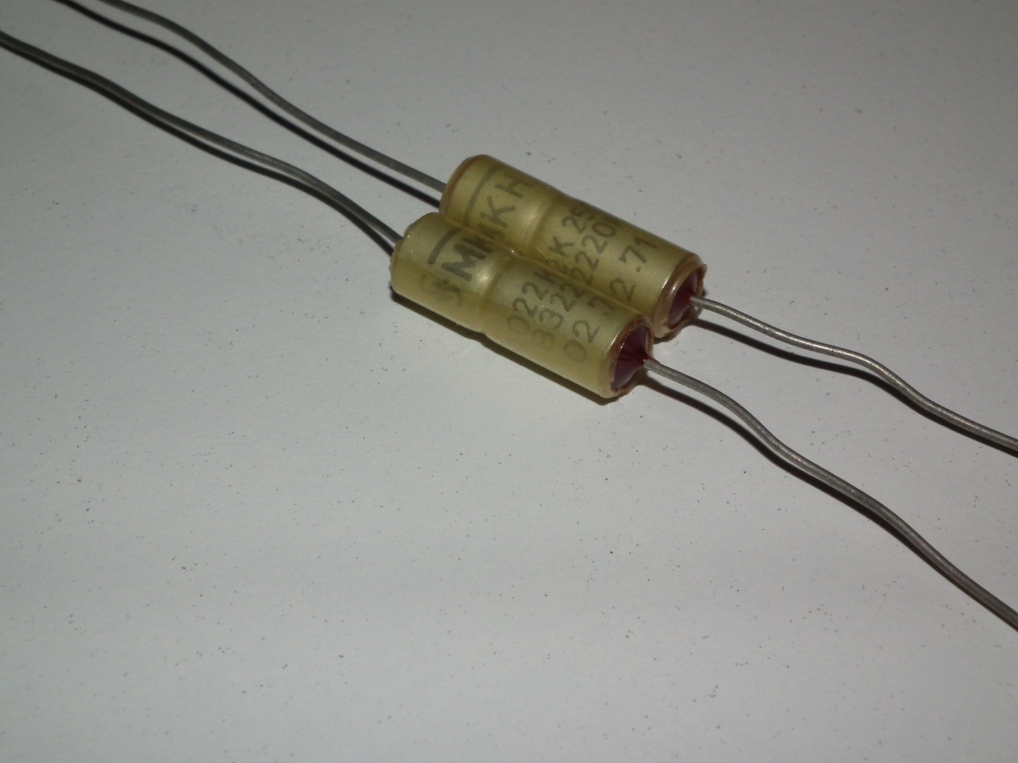 Two (2 pcs) Vintage NOS Capacitors Siemens MKH 0.022u 250V Klangfilm 22nF