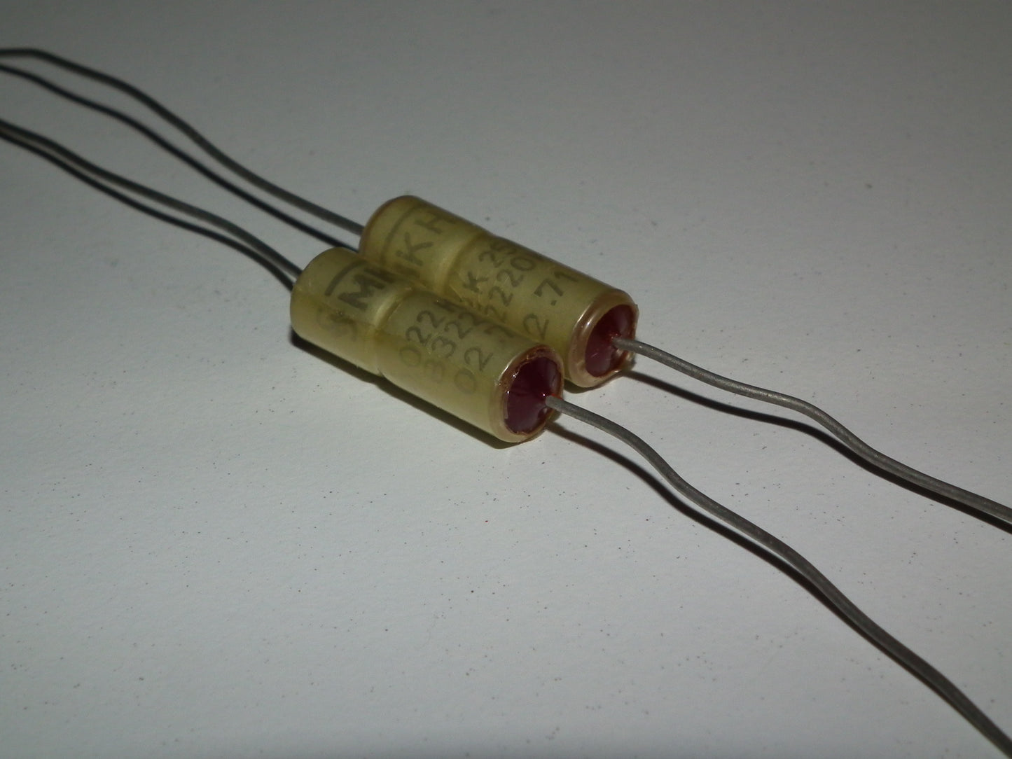 Two (2 pcs) Vintage NOS Capacitors Siemens MKH 0.022u 250V Klangfilm 22nF