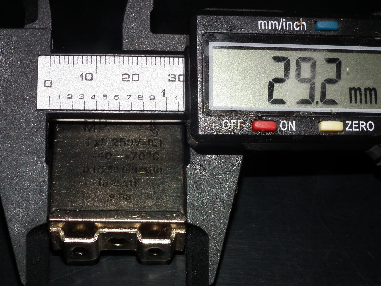 Two vintage Siemens PIO capacitors 1uF 250V Klangfilm - West Germany tube audio