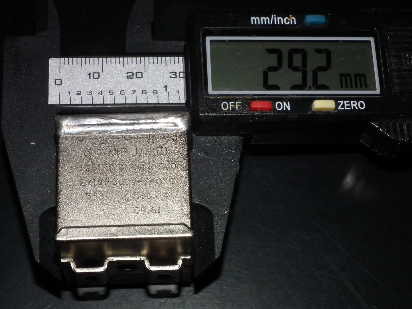 Two vintage Siemens PIO capacitors 2x1uF 300V Klangfilm - West Germany tube audio