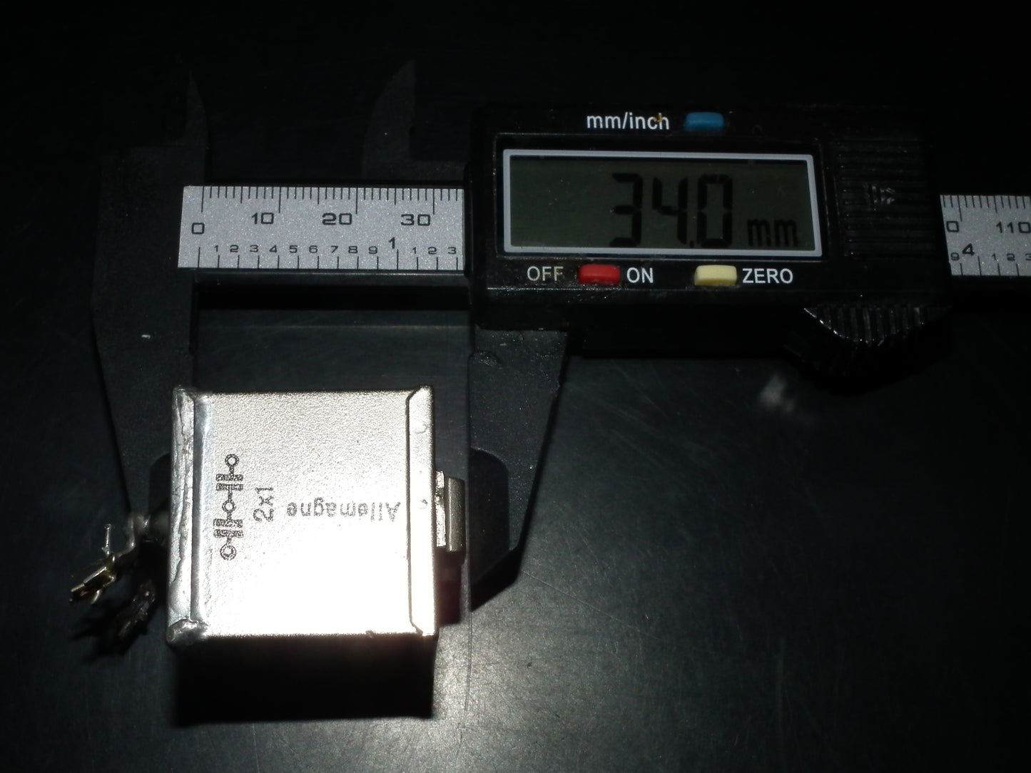 Two vintage Siemens PIO capacitors 2x1uF 300V Klangfilm - West Germany tube audio
