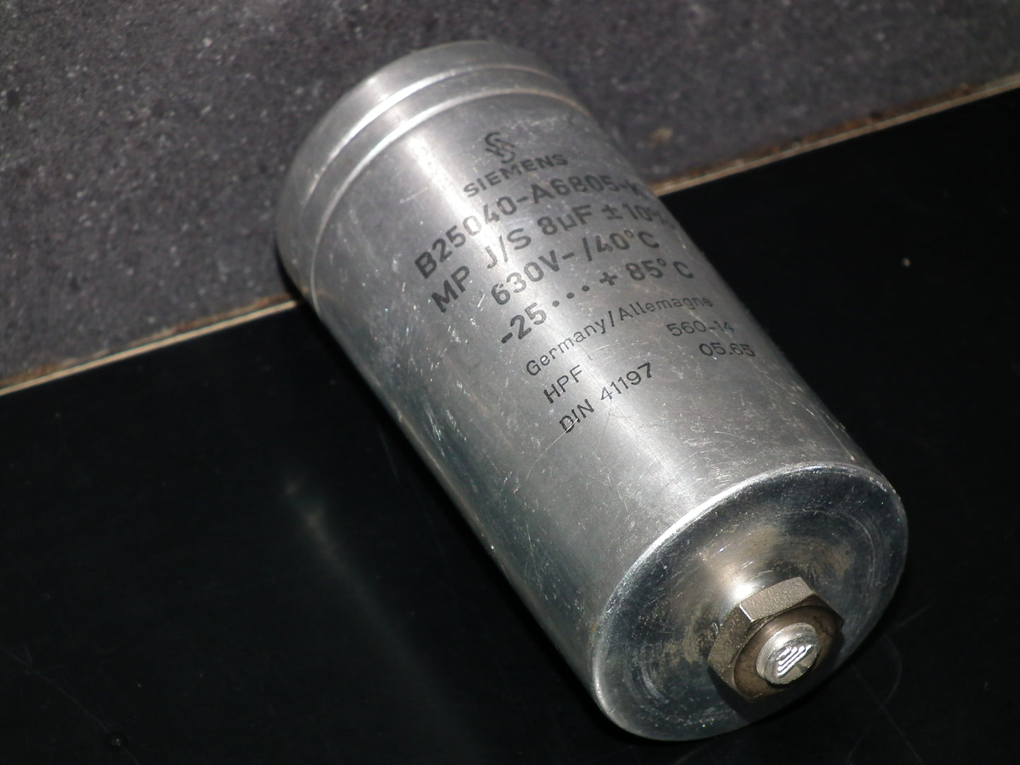 Siemens Klangfilm PIO capacitor 8uF 630V tube audio 8mfd (1 pcs)