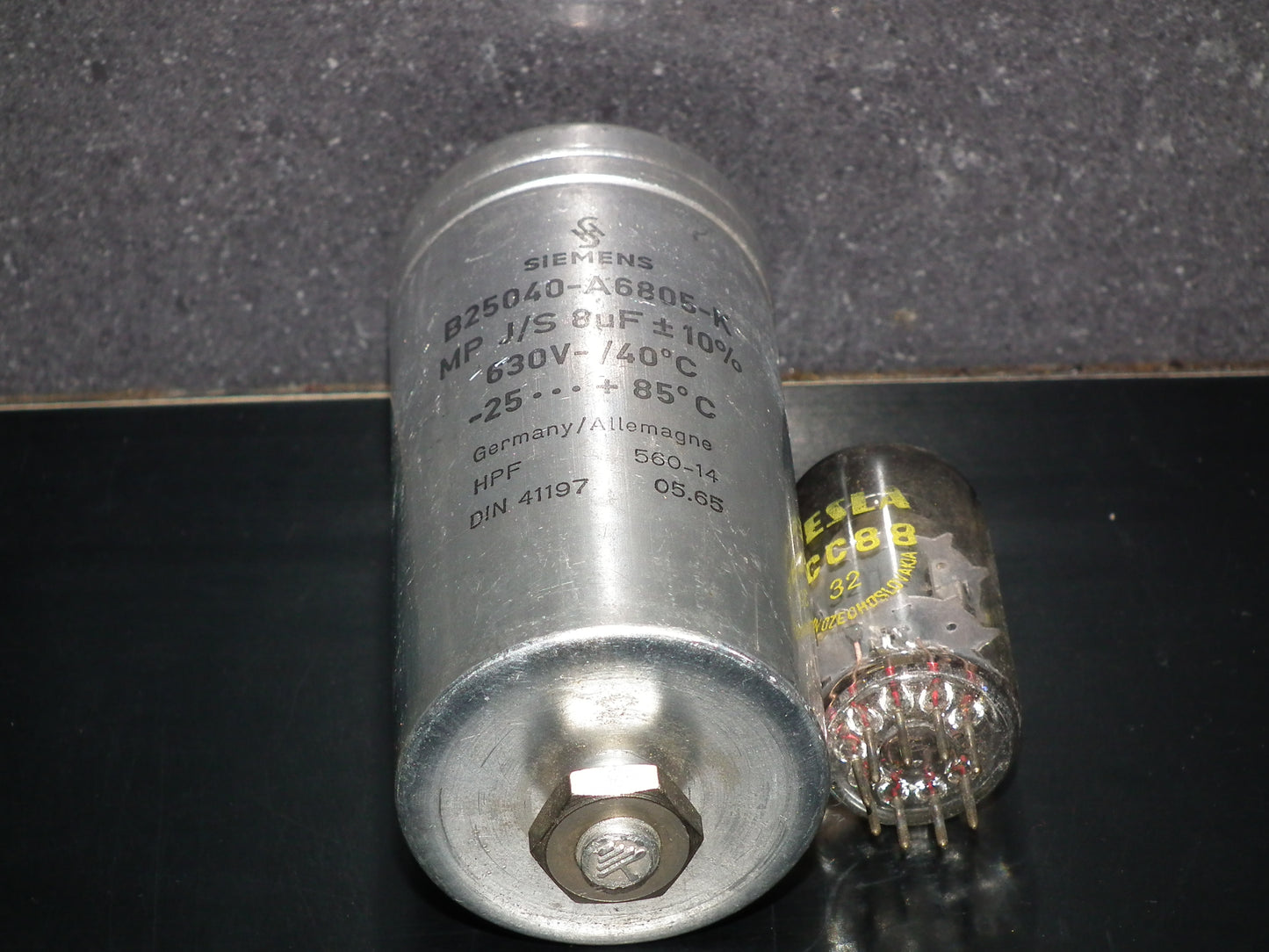 Siemens Klangfilm PIO capacitor 8uF 630V tube audio 8mfd (1 pcs)