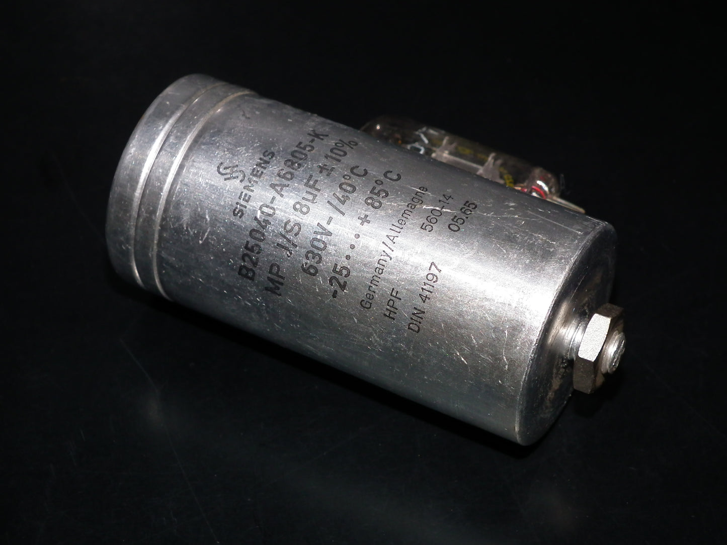 Siemens Klangfilm PIO capacitor 8uF 630V tube audio 8mfd (1 pcs)