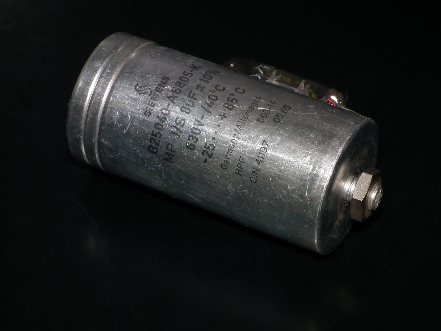 Siemens Klangfilm PIO capacitor 8uF 630V tube audio 8mfd (1 pcs)